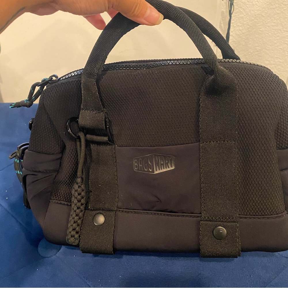 BAGSMART Reiki Mini Duffle Bag in Black